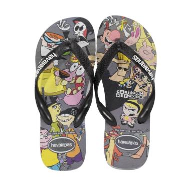 Imagem de Chinelo Havaianas Top Clássicos Warner Cartoon Network Cinza