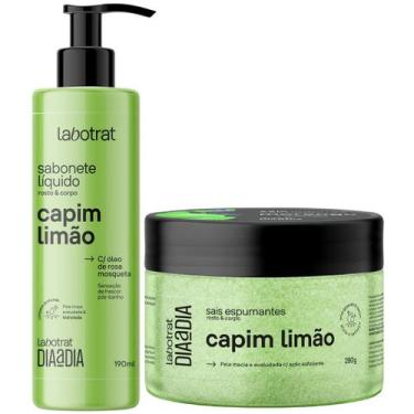 Imagem de Kit Sabonete Liquido + Sais Corpo E Rosto Labotrat Dia A Dia Cheiro De