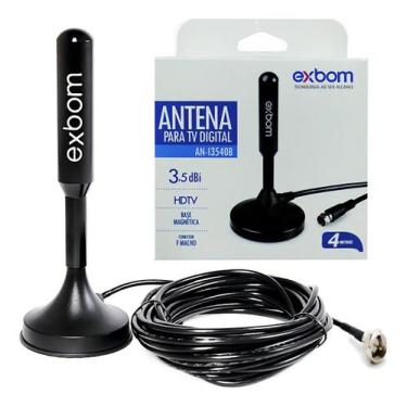 Imagem de Antena Digital 4M Para Tv Smart Led Lcd 4k 3d Interna e externa UHF Ex
