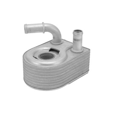 Imagem de Partuto Resfriador de óleo do motor para Ford Fiesta 2011-2013 Refrigerador de óleo de transmissão Trans Cooler No.7S7G6B856AA Liga de alumínio 1 peça carro