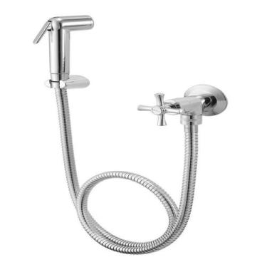 Imagem de Ducha Higiênica com Registro 1850 1/4 de Volta Tetra Cromado - Meber M