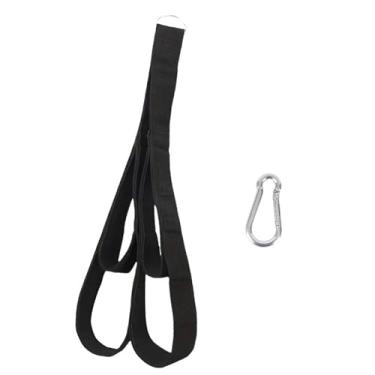 Imagem de Aymzbd, Acessório para Aparelho de Cabo, Alças de Extensão de Tríceps, Acessórios de Academia, Extensão Pull-down com Mosquetão de Metal, Treino