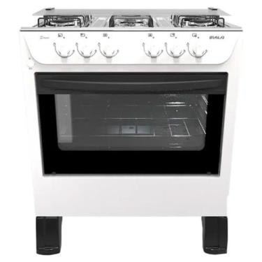 Imagem de Fogão Braslar New Sirius Plus 5 Bocas Automático Mesa Inox, Branco, Bv