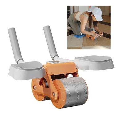 Imagem de Rolo Abdominal Exercicio Musculaçao Prancha Academia Apoio Cotovelo Ombro Braço Perna Lombar