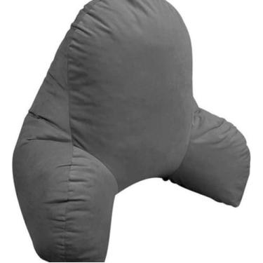 Imagem de Encosto Dino Veludo Cinza (50x60x75)