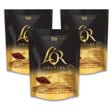 Imagem de Café Gourmet Solúvel Lor Classique Kit 3 Sachês 40G - L'Or