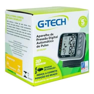Imagem de Aparelho De Medir Pressão Digital De Pulso Gtech Sensor 3d - G-Tech