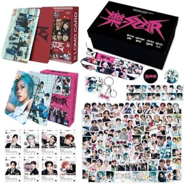 Imagem de KPOPBP Conjunto de caixa de presente do álbum Rock Star, 110 peças, cartões fotográficos, 90 adesivos KPOP, mercadoria de presente para meninos e meninas SKZ