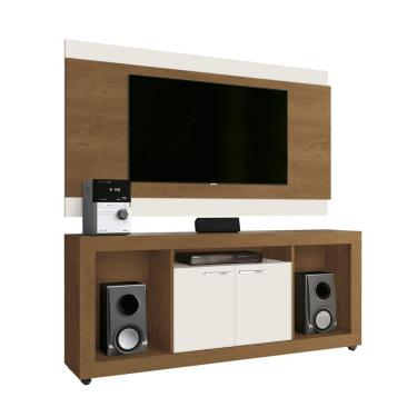 Imagem de Rack com Painel para TV até 60" Triton Marrom off white