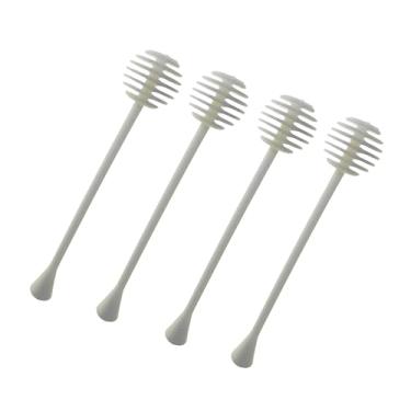 Imagem de Kit Pegador de Mel Colher Dosadora Plástico Utensílio para Servir Pega Mel (1 KIT = 4 PEGADORES DE MEL)