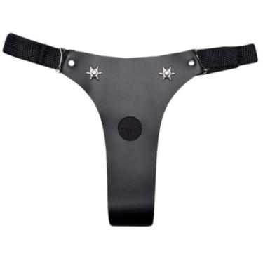 Imagem de Cinta Peniana Um Furo Estrela Acessório Erótico Ajustável com Estrela para Casais DX309