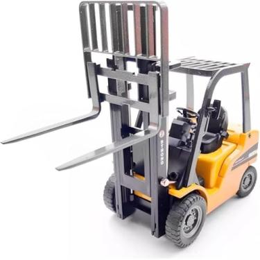 Imagem de Caminhão Máquina Brinquedo Infantil - Empilhadeira Articulada para Crianças