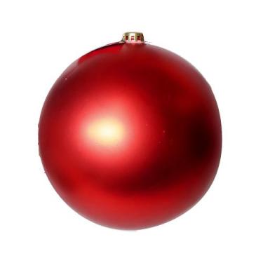 Imagem de Bola Natal Gigante 20cm Grande Fosca Enfeite Pendente Árvore Decoração