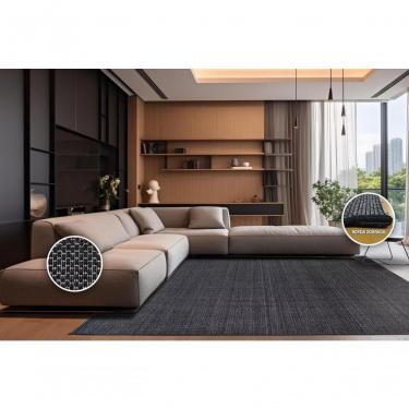 Imagem de Mega Tapete Quadrado Artesanal Look Gloriosa-b 215x215 Cm