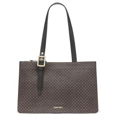 Imagem de Calvin Klein Bolsa Organizacional Havana Novidade, Marrom/Cáqui/Preto Mini, Tamanho Único