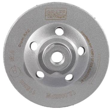 Imagem de Rebolo Diamantado Tipo Prato Rosca Graff Vantage 573,0005