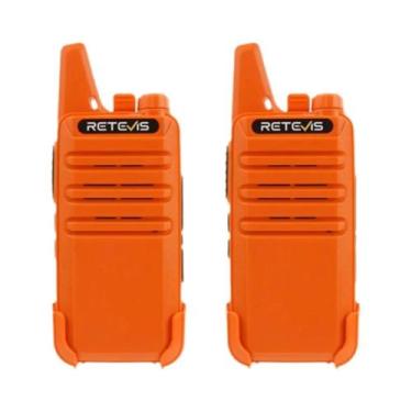 Imagem de Rádio Portátil Mini Laranja RETEVIS RT622 RT22 PMR 446 Walkie-Talkie C