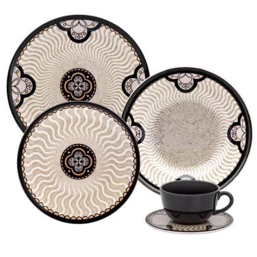 Imagem de Aparelho De Jantar E Chá 30 Pçs Oxford Unni Mediterrâneo
