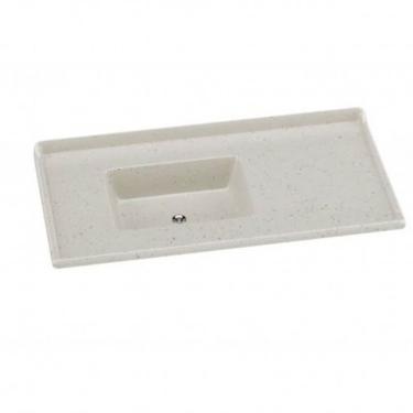 Imagem de Pia Standart 100x51cm Travertino Com Cuba Deslocada - 504214 - A.j. Rorato