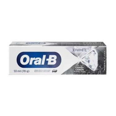 Imagem de Creme Dental Oral B 3D White Carvão Mineral Clean 70g - Oral-B