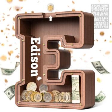 Imagem de Carta de madeira Piggy Bank Summidate Modelo E 23x4 cm