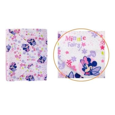 Imagem de Toalha De Banho Bebê Disney 70X90Cm Com Capuz Minnie