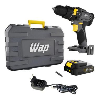 Imagem de Kit Maleta Parafusadeira E Furadeira Wap 21v 3/8 K21
