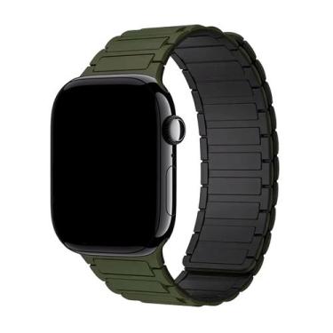 Imagem de Pulseira Elos Silicone Compatível Com Apple Watch - Baú do Viking, Ver