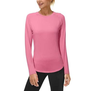 Imagem de Camisetas femininas de manga comprida com proteção solar UV Roadbox