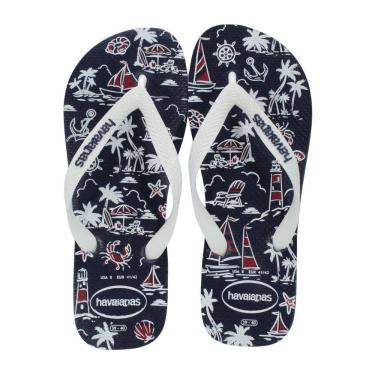Imagem de Chinelo Havaianas Top Nautical Branco