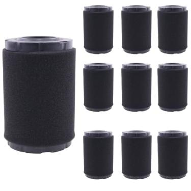Imagem de Chamixx Cartucho limpador de filtros de ar 10X com capa de espuma 591334 796031 594201 MIU13963 compatível com cortadores de grama John Deere D100 D105 D110 D130 Z225 Z235 Z255 X124 para Briggs&Str.