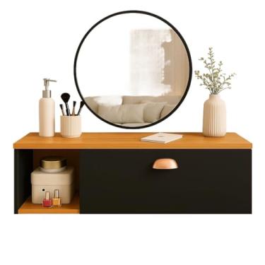 Imagem de Penteadeira Camarim MakeUp Maquiagem Suspensa(MARGOT PRETO/