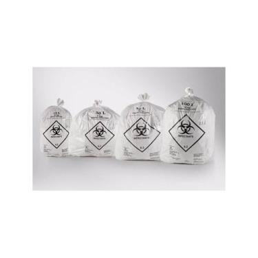 Imagem de Saco De Lixo Infectante 15 Litros Branco + Barato Branco - Higipack