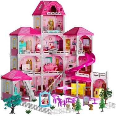 Imagem de Conjunto de brinquedos de interior TEMI Villa Toys para meninas de 3 a