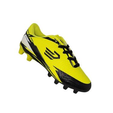 Imagem de Tênis de futebol Full Grass Children Young Adult Yellow Fluor - Lightb