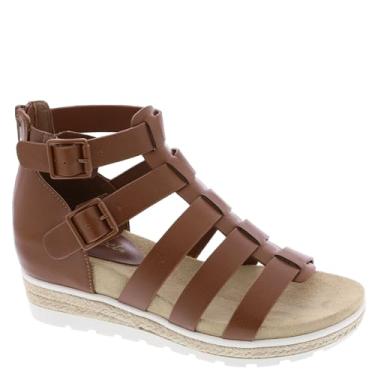 Imagem de Easy Street Sandália feminina Simone Wedge, Conhaque, 8.5 Narrow