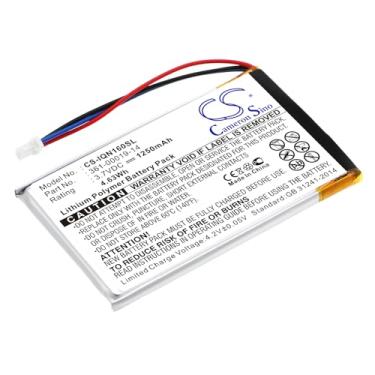 Imagem de Bateria de substituição GPS de 1250 mAh, compatível com Nuvi 1690, 1690T, 1695