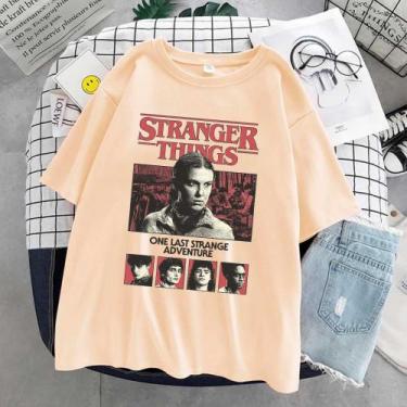 Imagem de Camiseta 100% Algodão Stranger Things Our Last Strange Adventure Unise