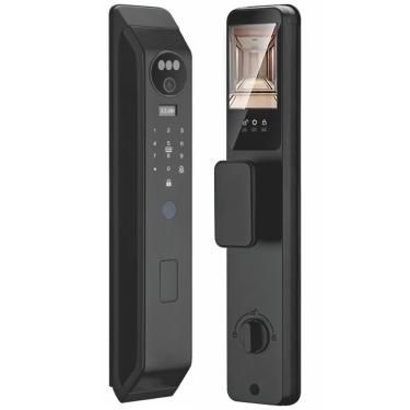 Imagem de Fechadura Digital Eletronica Biometria Wifi App Reconhecimento Facial Tag Cartao Senha Celular Smartphone Residencial