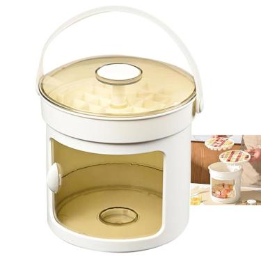 Imagem de Balde Forma De Gelo Reservatorio Tampa Pegador Recipiente Dispenser Armazenamento Casa Festa Evento Reuniao Lazer