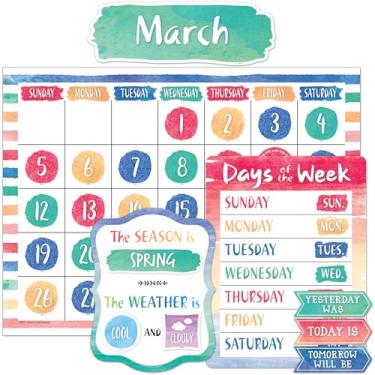 Imagem de Teacher Created Resources Quadro de avisos em aquarela - 8971