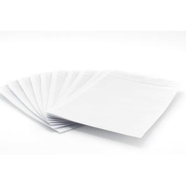 Imagem de Envelopes fechados na lista de embalagem – Abertura lateral curta de 11,4 cm x 14 cm – Opções autoadesivas transparentes ou impressas – Vários tamanhos de embalagem (sem impressão – Transparente, 200)