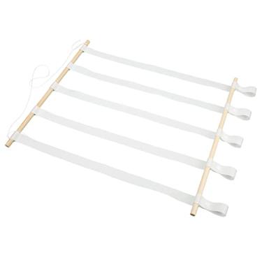 Imagem de KIMISS Suporte de de Madeira de Carvalho Premium - Organizador de de Cabelo e Exibição de Acessórios de Cabelo - Cabide de Grampo de Resistente de Estilo Simples para Tiaras e Clipes de bebê (Tipo