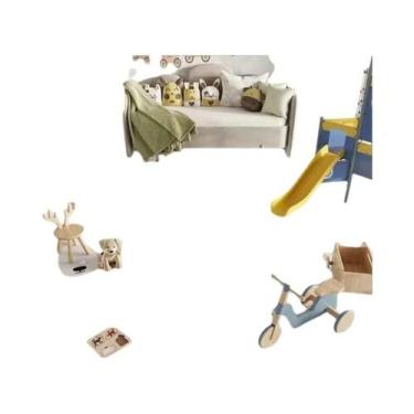 Imagem de Tapete De Atividades Para Bebês 16 Peças 30x30cm Antichoque Antiderrap