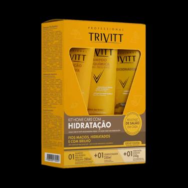 Imagem de Shampoo + Condicionador + Mascara Trivitt Home Care Itallian 780Ml