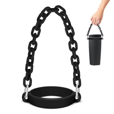 Imagem de BKBY Alça de alça de garrafa de água compatível com Owala Smoothsip Slider Caneca de café e garrafa de água Owala Freesip 680 g 947 g 1,134 g, suporte de acrílico forte seguro para corrida, corrida