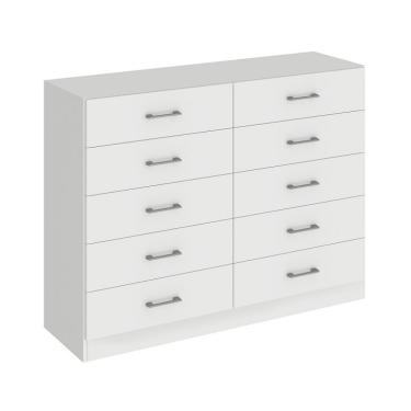 Imagem de Cômoda Caribe 10 Gavetas Branco
