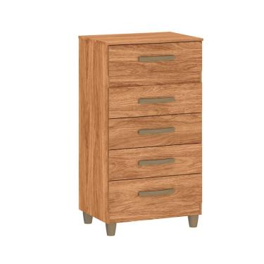 Imagem de Cômoda Malta 5 Gavetas Mel