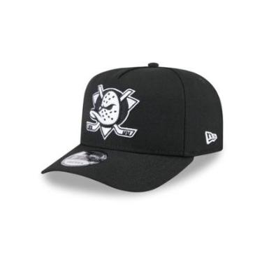Imagem de BONE NEW ERA 9FIFTY A-FRAME SNAPBACK ANAHEIM DUCKS NHL PRETO-Masculino