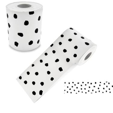 Imagem de Bordas de quadro de avisos de sala de aula, 1 rolo de borda reta para quadro de avisos para decoração de sala de aula de volta às aulas, quadro branco, decoração de escritório, preto e branco